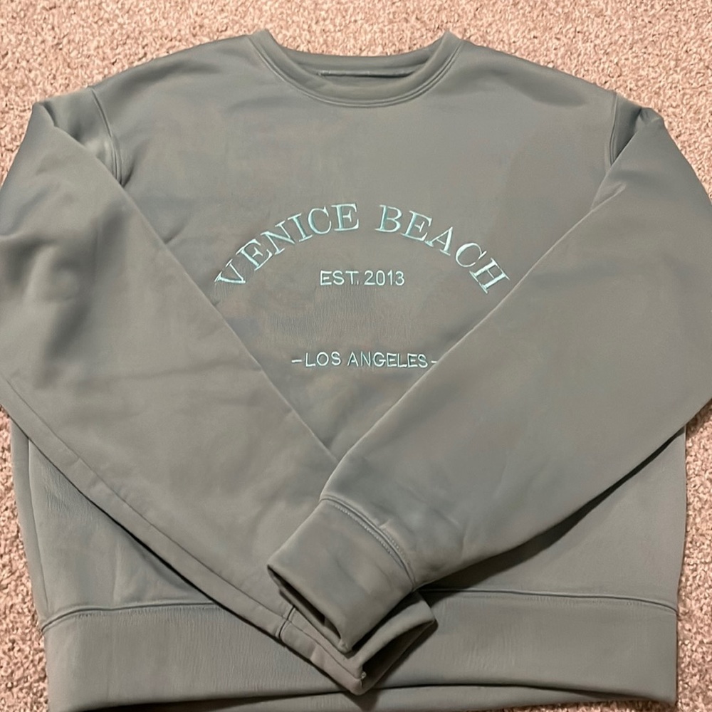 Teal sweatshirt